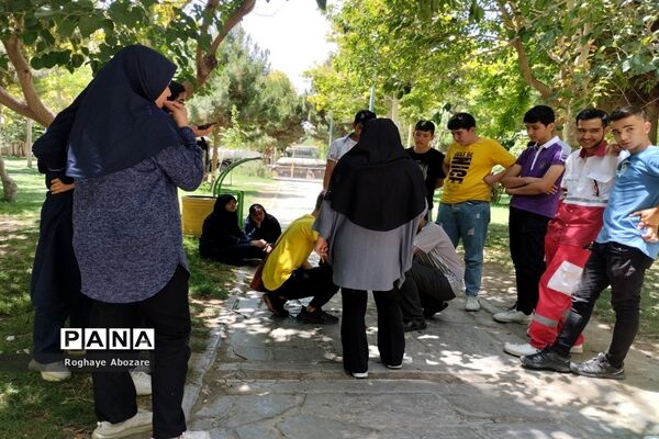 برگزاری کلاس‌های آموزشی هلال احمر در صفادشت