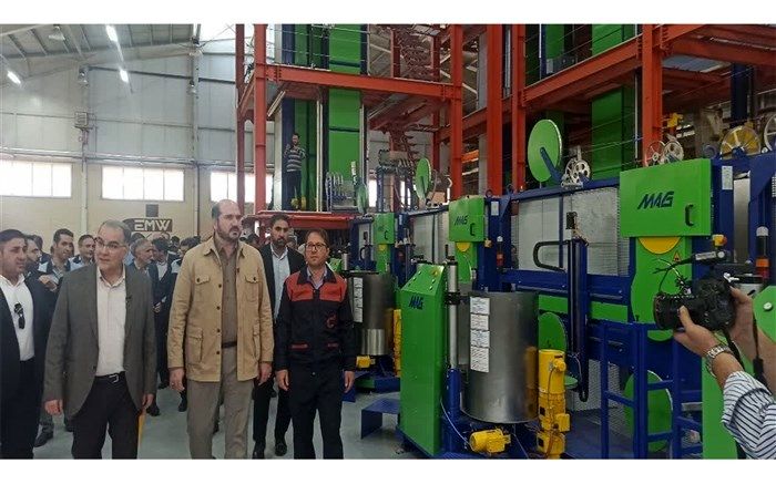 واحد تولید انواع سیم لاکی در زنجان افتتاح شد