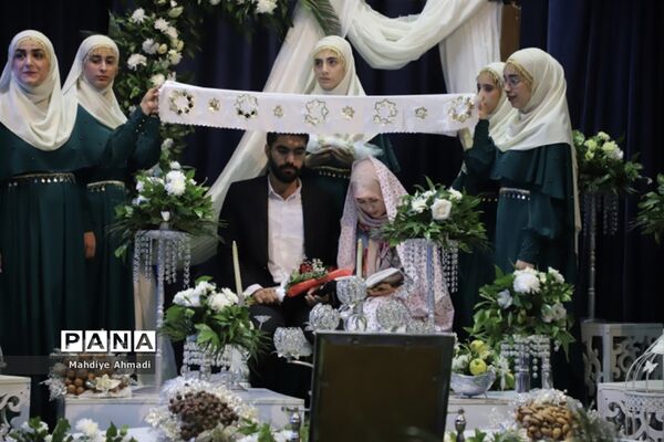 جشن ازدواج زوجین فرهنگی در گلستان