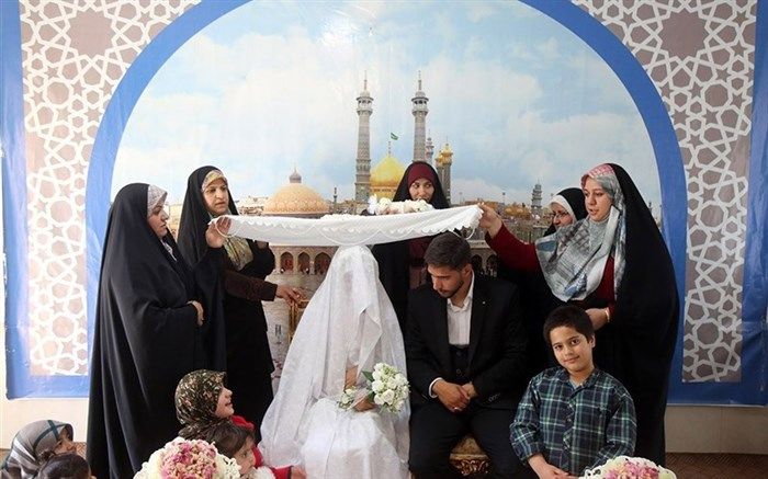 ثبت 50  ازدواج همزمان با روز اول ذی‌الحجه در اتاق عقد حرم مطهر حضرت معصومه(س)