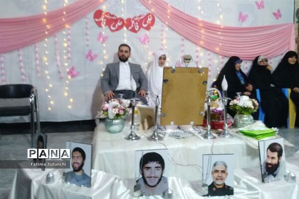 پیوند آسمانی در جوار شهدای گمنام شیراز به مناسبت سالگرد ازدواج حضرت علی(ع) وحضرت فاطمه(س)