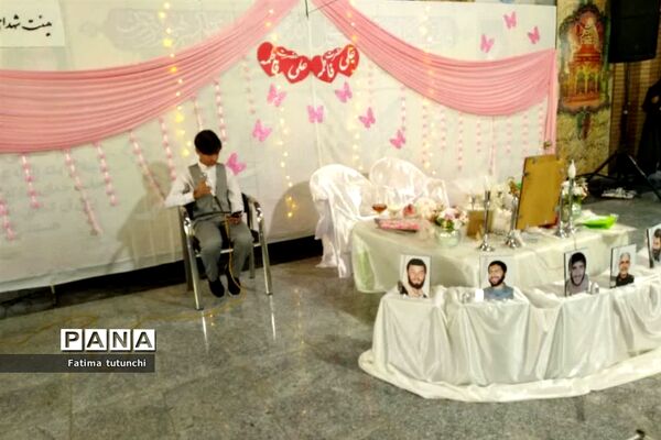 پیوند آسمانی در جوار شهدای گمنام شیراز به مناسبت سالگرد ازدواج حضرت علی(ع) وحضرت فاطمه(س)