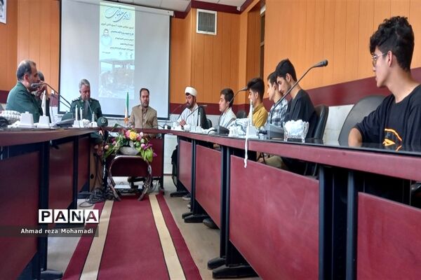 بدرقه اولین گروه جهادی هجرت ۳ بسیج دانش‌آموزی کاشمر