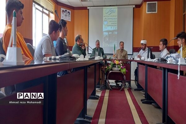 بدرقه اولین گروه جهادی هجرت ۳ بسیج دانش‌آموزی کاشمر