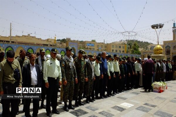 مراسم تشییع و خاکسپاری پیکر شهید مدافع امنیت علی محمودی در شهرستان پیشوا