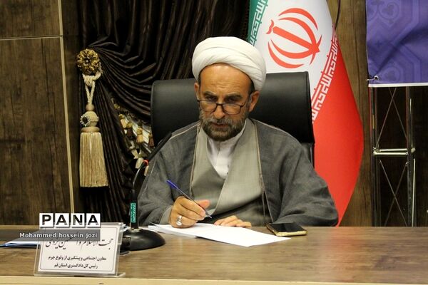 نشست خبری رئیس کل دادگستری و مسئولان قضایی استان قم