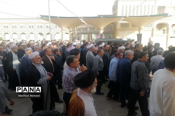 مراسم تشییع پیکر مرحوم حجت الاسلام «آشتیانی» در قم