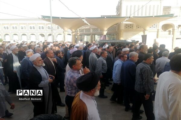 مراسم تشییع پیکر مرحوم حجت الاسلام «آشتیانی» در قم