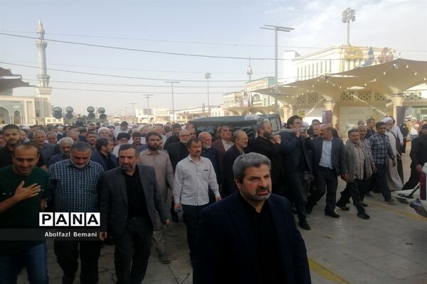 مراسم تشییع پیکر مرحوم حجت الاسلام «آشتیانی» در قم