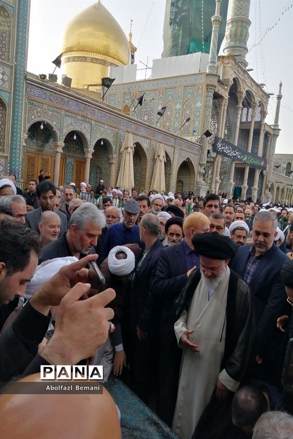 مراسم تشییع پیکر مرحوم حجت الاسلام «آشتیانی» در قم