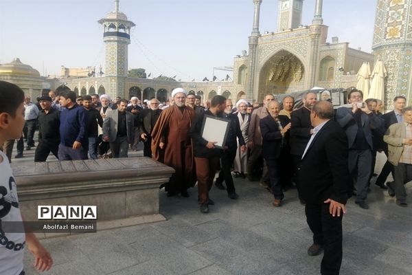 مراسم تشییع پیکر مرحوم حجت الاسلام «آشتیانی» در قم