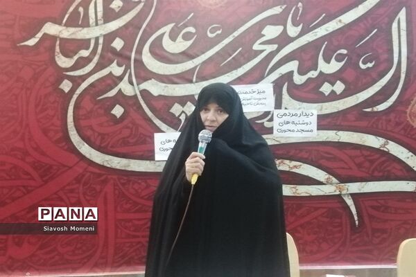 دیدار مردمی مسجد‌محوری مدیرکل آموزش و پرورش فارس با نمازگزاران حرم حضرت علی ‌بن حمزه (ع)