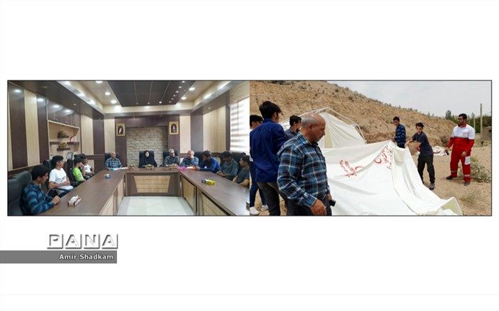 شرکت پسران دانش‌آموز عشایری در پیش اردوی عشایری سمنان