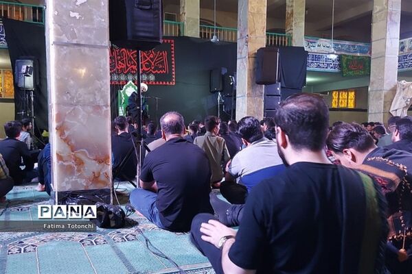 مراسم شام شهادت امام محمدباقر(علیهالسلام) درگلزارشهدای شیراز