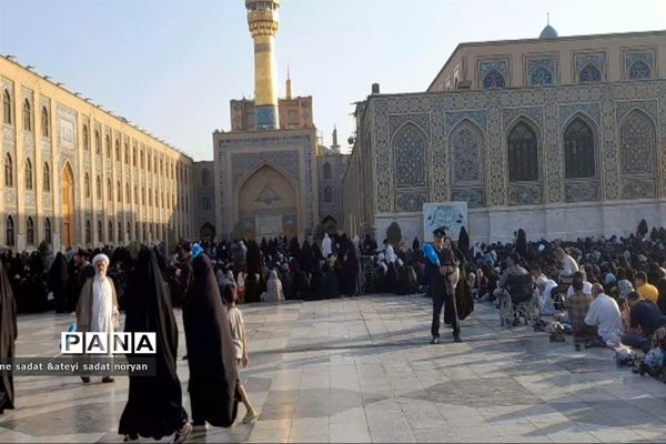 مراسم پر فیض دعای عرفه در حرم  مطهر رضوی