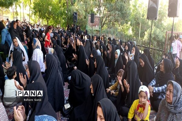 قرائت دعای عرفه در جوار حرم امامزاده سلطان نورالدین اردکان