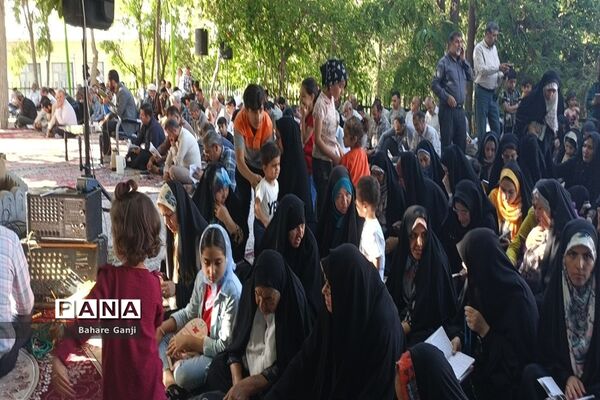 قرائت دعای عرفه در جوار حرم امامزاده سلطان نورالدین اردکان