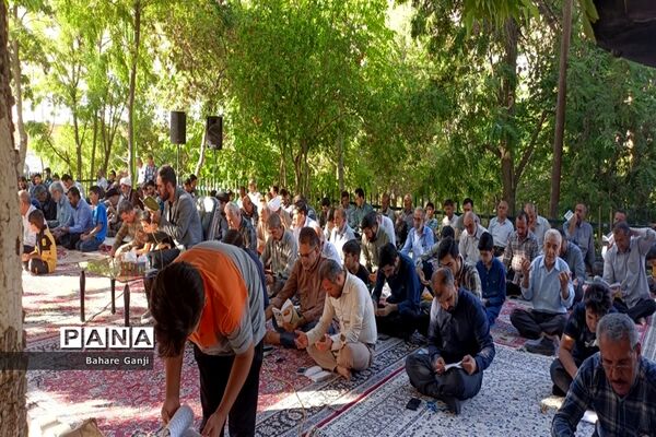 قرائت دعای عرفه در جوار حرم امامزاده سلطان نورالدین اردکان