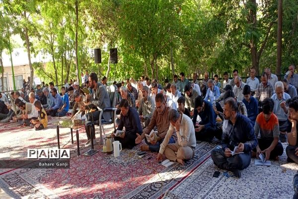 قرائت دعای عرفه در جوار حرم امامزاده سلطان نورالدین اردکان
