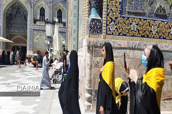 سفر دانش‌آموزان زیارت اولی شهرستان مانه و سملقان به حرم امام رضا(ع)