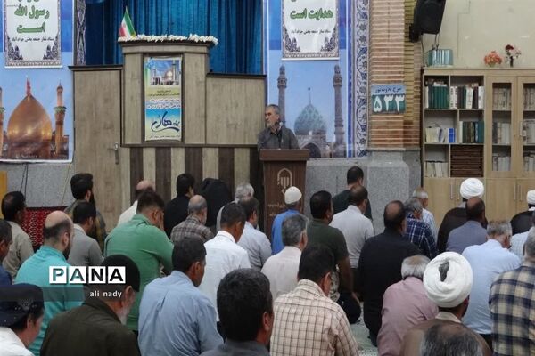 ‌برگزاری نماز جمعه در شهر جوادآباد