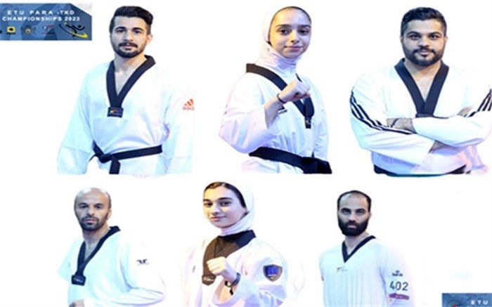 رقابت‌های آزاد قهرمانی اروپا‌؛ ۶ نشان رنگارنگ پاراتکواندوکاران ایران و کسب عنوان نایب‌قهرمانی