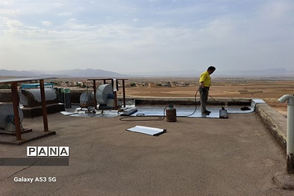 نصب بیش از 12 هزار متر لایه ایزوگام در مدارس شهرستان مرزی کلات