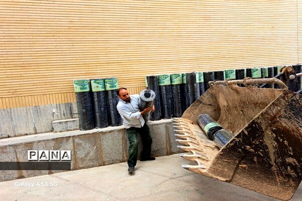 نصب بیش از 12 هزار متر لایه ایزوگام در مدارس شهرستان مرزی کلات