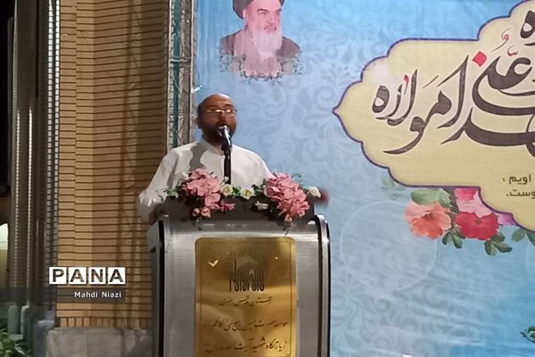 محفل ادبی مژده رحمت در آرامگاه شهید‌مدرس کاشمر