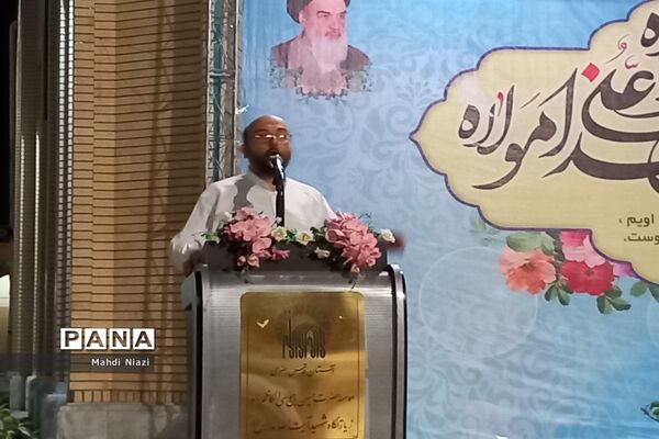 محفل ادبی مژده رحمت در آرامگاه شهید‌مدرس کاشمر
