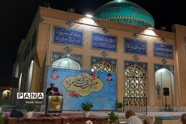 محفل ادبی مژده رحمت در آرامگاه شهید‌مدرس کاشمر