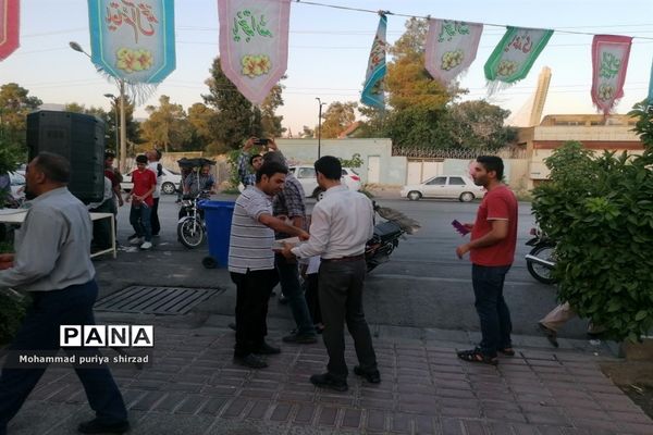 موکب غدیرانه سازمان دانش‌آموزی و کانون فرهنگی و تربیتی اندیشه