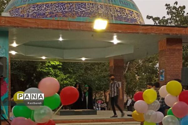 برپایی غرفه‌های عشاق علی(ع) در مقبره شهدای گمنام کیانشهر