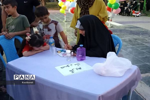 برپایی غرفه‌های عشاق علی(ع) در مقبره شهدای گمنام کیانشهر