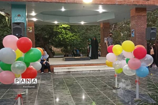 برپایی غرفه‌های عشاق علی(ع) در مقبره شهدای گمنام کیانشهر