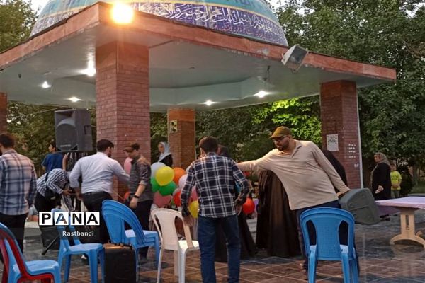 برپایی غرفه‌های عشاق علی(ع) در مقبره شهدای گمنام کیانشهر