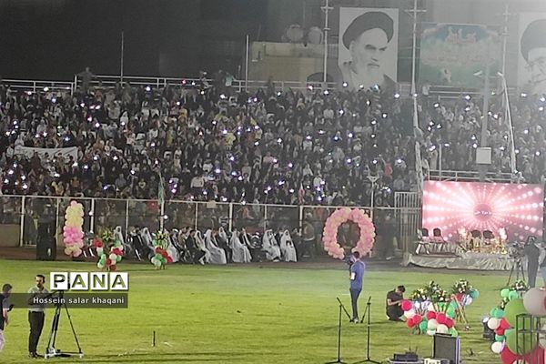 مراسم باشکوه جشن بزرگ عید غدیر خم در ورزشگاه حافظیه شیراز