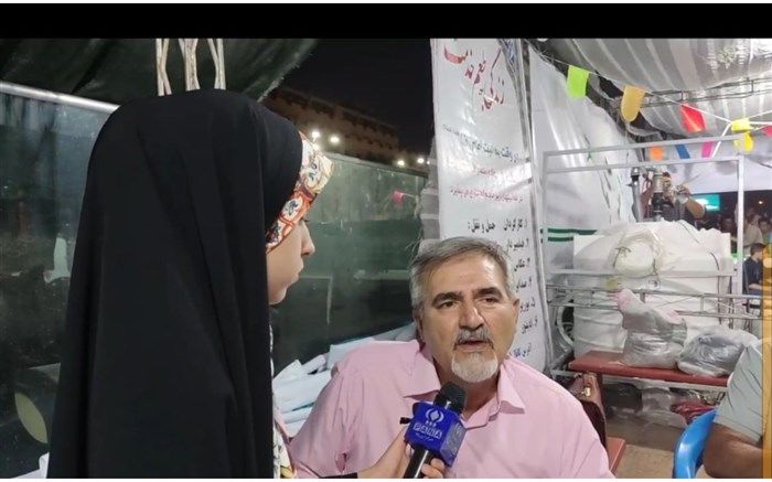 برپایی موکب انصار و رضا در چهارباغ اصفهان/فیلم