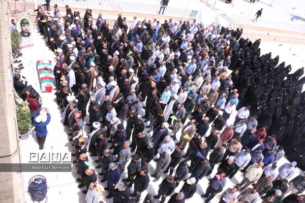 تشییع و خاکسپاری پیکر جانباز شهید «زنجانی» در قم