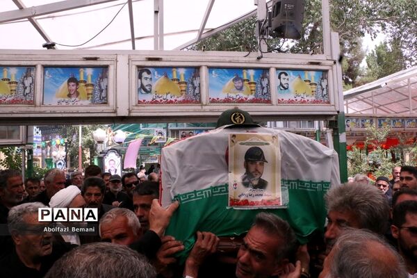 تشییع و خاکسپاری پیکر جانباز شهید «زنجانی» در قم