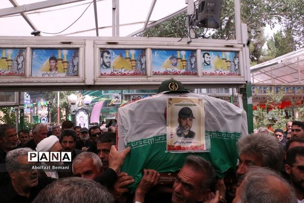 تشییع و خاکسپاری پیکر جانباز شهید «زنجانی» در قم