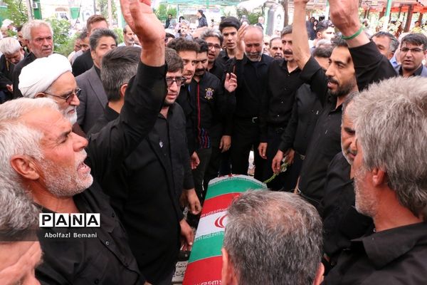 تشییع و خاکسپاری پیکر جانباز شهید «زنجانی» در قم