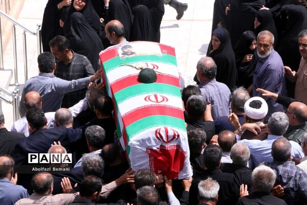 تشییع و خاکسپاری پیکر جانباز شهید «زنجانی» در قم