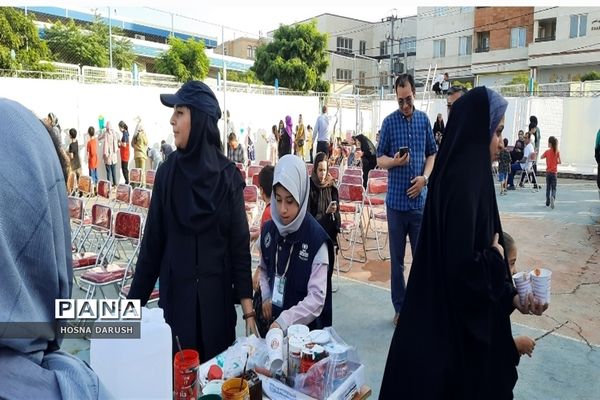 نقاشی همگانی امین تا امیر کانون سراج ناحیه۷ مشهد