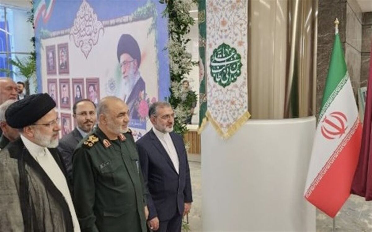 کلان بیمارستان غدیر با حضور آیت الله رئیسی افتتاح شد
