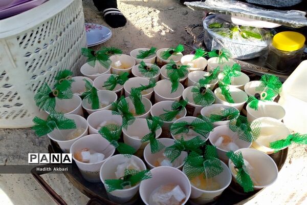 برگزاری دعای ندبه در گلزار شهدای شهرستان بن