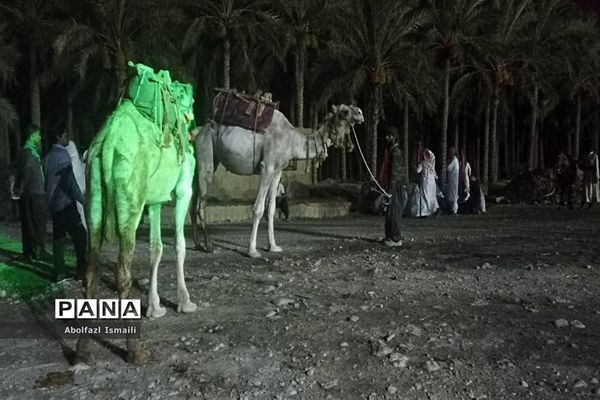 بازسازی واقعه عید غدیرخم به مناسبت عید بزرگ مسلمانان در شهر اهرم