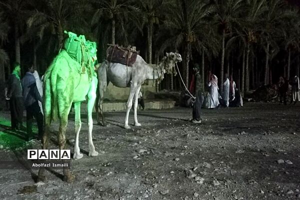 بازسازی واقعه عید غدیرخم به مناسبت عید بزرگ مسلمانان در شهر اهرم