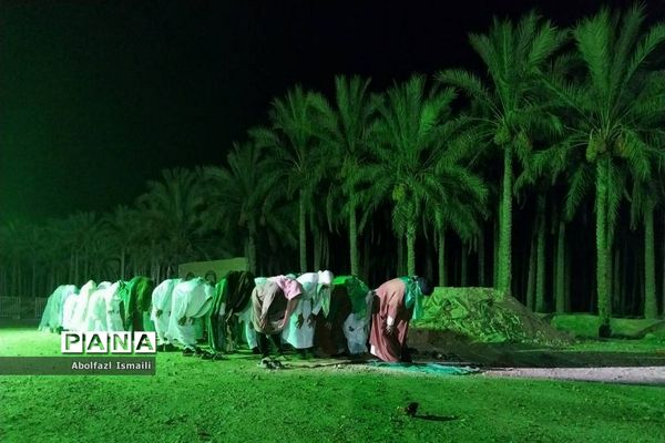 بازسازی واقعه عید غدیرخم به مناسبت عید بزرگ مسلمانان در شهر اهرم