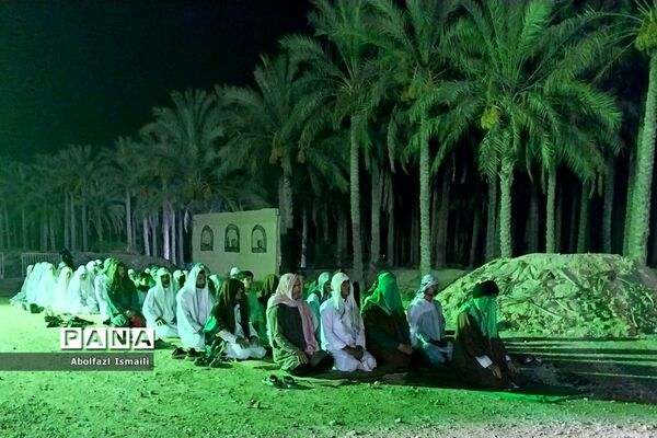 بازسازی واقعه عید غدیرخم به مناسبت عید بزرگ مسلمانان در شهر اهرم